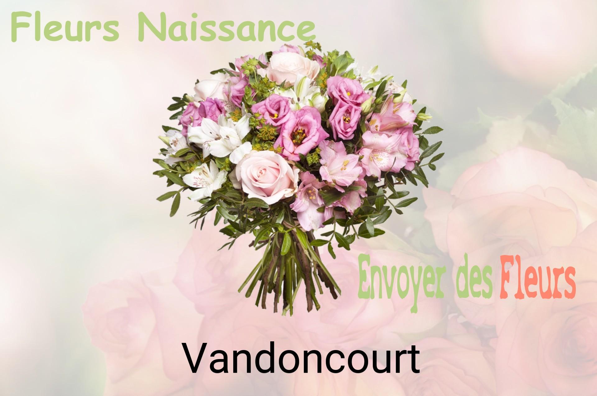 Bouquet de fleurs de naissance livré à Vandoncourt